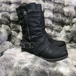 Womens Black Boots Size 8.5